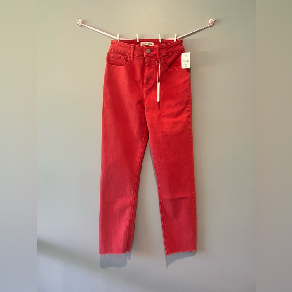 Brand new, never worn Warp + Weft Straight Jeans size 25